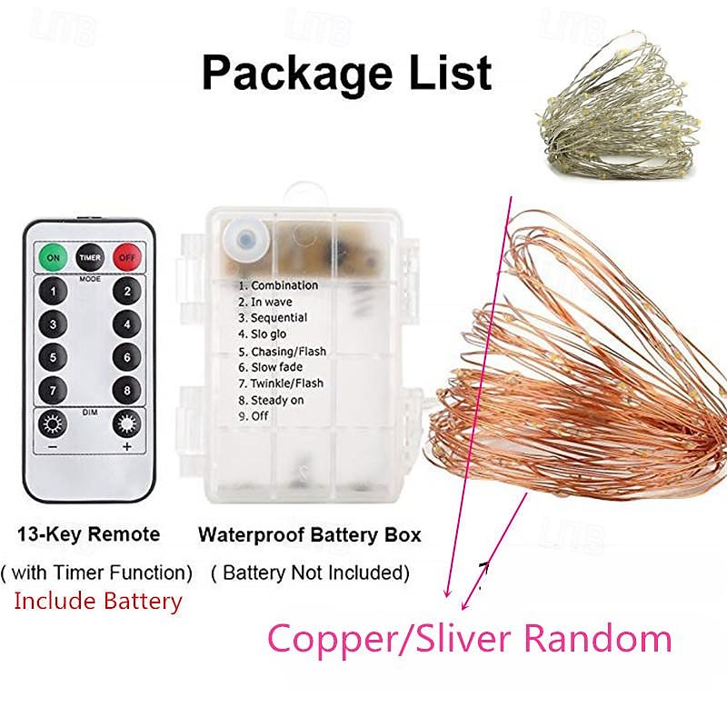 2025年 20mストリングライト200LEDウォームホワイトRGBホワイト防水クリエイティブパーティーバッテリー駆動 コレクション – $23.99 –P4