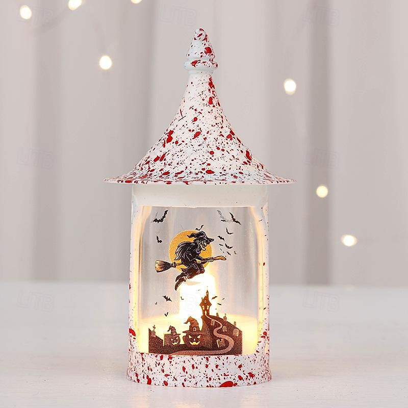 lanterna di zucca di Halloween candela elettronica luce jack o lanterna luce zucca lampada notturna lampada a vento modello smorfia atmosfera festa di Halloween decorazione 1/3/5 pezzi del 2025 a $7.99 –P10