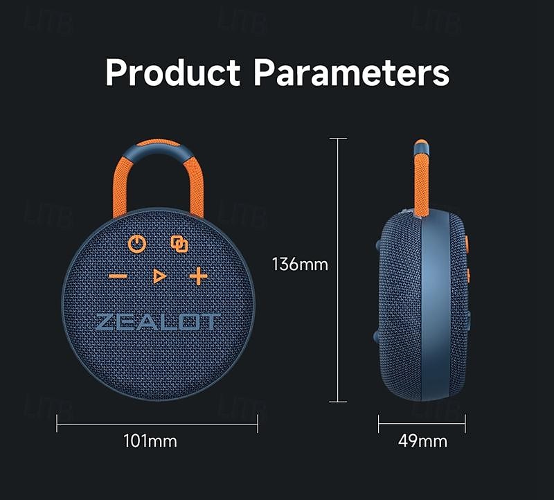 ZEALOT S77 Luidspreker voor buiten Bluetooth Speaker Bluetooth TF-kaart Voor buiten Waterbestendig Stereogeluid Spreker Voor PC Laptop Mobiele telefoon 2025 - $57.99 –P12