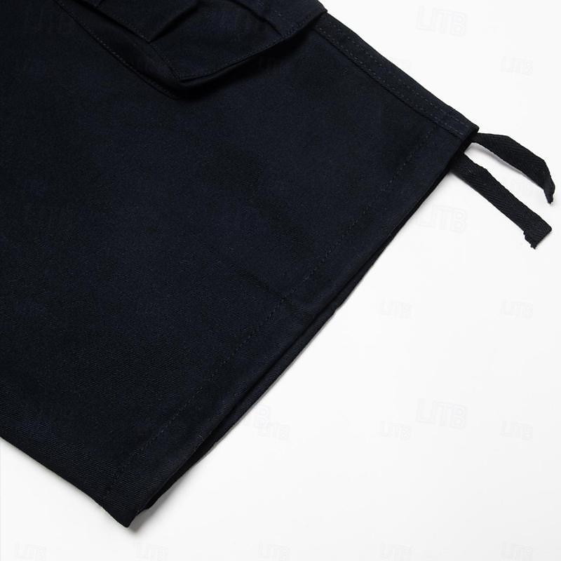 Herren Cargo-Shorts Shorts Sommershorts Mehrere Taschen Einfach Komfort Atmungsaktiv Kurz Lässig Täglich Ferien Mode Designer Khaki Armeegrün 2026 - $26.99 –P4