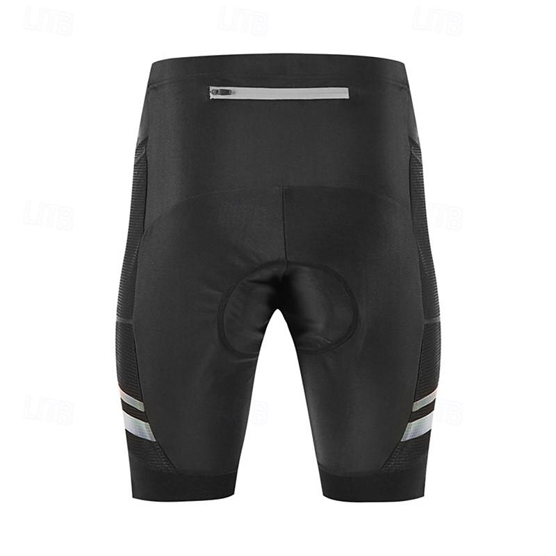 WOSAWE Homme Short Vélo Cuissard Velo Cyclisme Vélo Cuissard Short Short rembourré / Chamois Coupe ajustée Des sports Respirable Séchage rapide Haute élasticité Confortable Noir Vêtement Tenue Tenues de 2025 ? $50.99 –P3