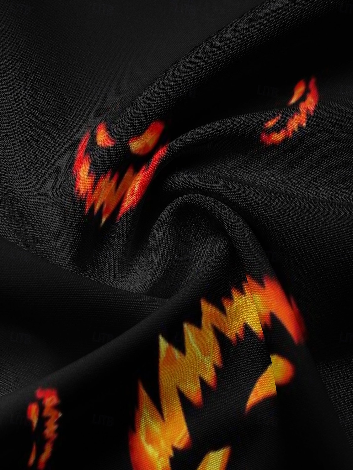 Halloween Floreale Informale Per uomo Camicie stampate Maniche corte Per uscire Fine settimana Primavera estate Colletto Stampe Sottile Nero Poliestere del 2025 a $23.99 –P5