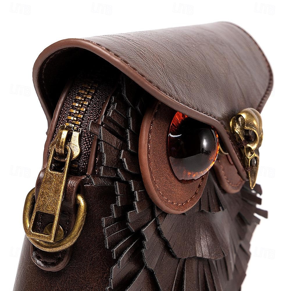 Retro Steampunk taška Pouch Cross Body Bag Sova Maškarní kostým Pánské Dámské předvečer Všech svatých Karneval Na den Dospělí Taška 2025 - $44.99 –P9