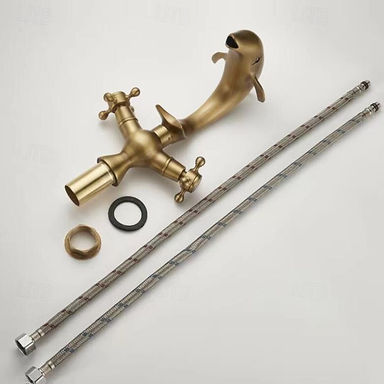 2026年 バスルームのシンクの蛇口 - 滝状吐水タイプ 電気メッキ センターセット シングルハンドルつの穴Bath Taps  コレクション – $223.49 –P2