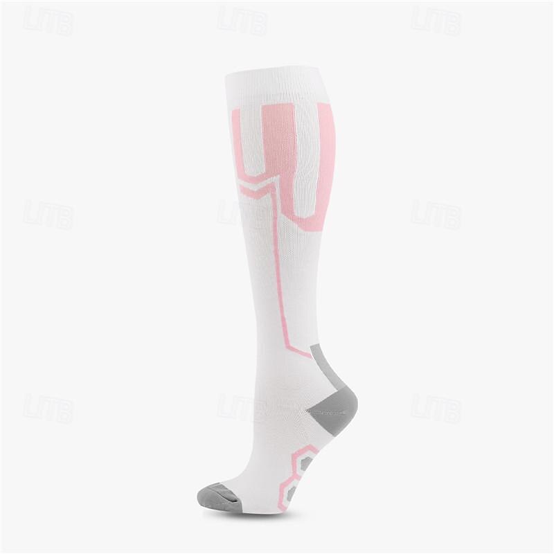 Calcetines de compresión Calcetines Deportivos Calcetines para correr 1 Par Bloque de Color Hombre Calcetines de tubo A prueba de resbalones Transpirable Reductor del Sudor Cómodo Entrenamiento de 2025 - $7.59 –P5