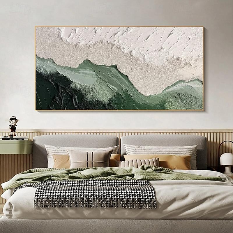 beige brun 3d målning handgjord brun wabi sabi konstverk oljemålning handmålad texturerad oljemålning beige oljemålning brun abstrakt canvas konst modern horisontell dekor konst 2025 - $83.99 –P8