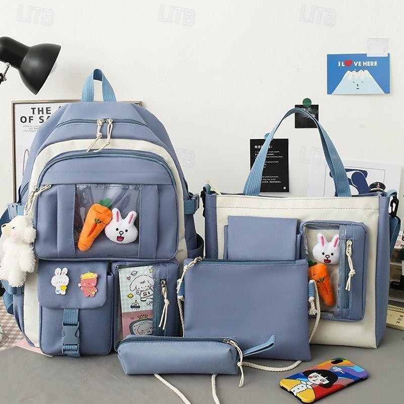 zaini cartoon per zaini scolastici set con tote bag borsa a tracolla astuccio zaino per ragazze regali per il ritorno a scuola del 2025 a $31.99 –P9