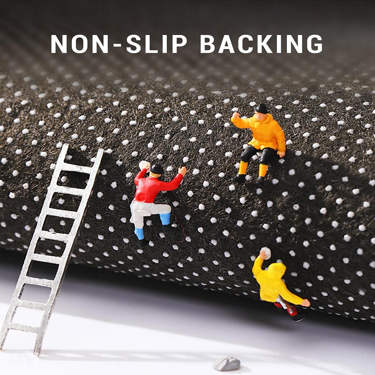 Halloween Hexen Badematte 40.6x61cm - Vintage Kürbis Design Rutschfester Duschteppich Waschbar