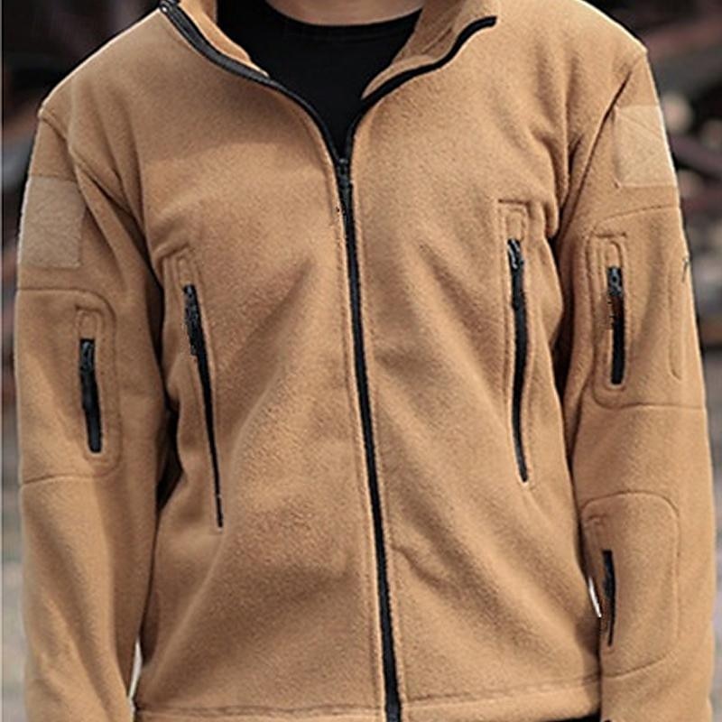 Hombre Chaqueta de lana para senderismo Algodón Invierno Al aire libre Templado Suave Cómodo Chaqueta táctica cálida Chaqueta deportiva de forro polar con capucha Chaqueta de aventura de invierno 2025 - $27.99 –P2