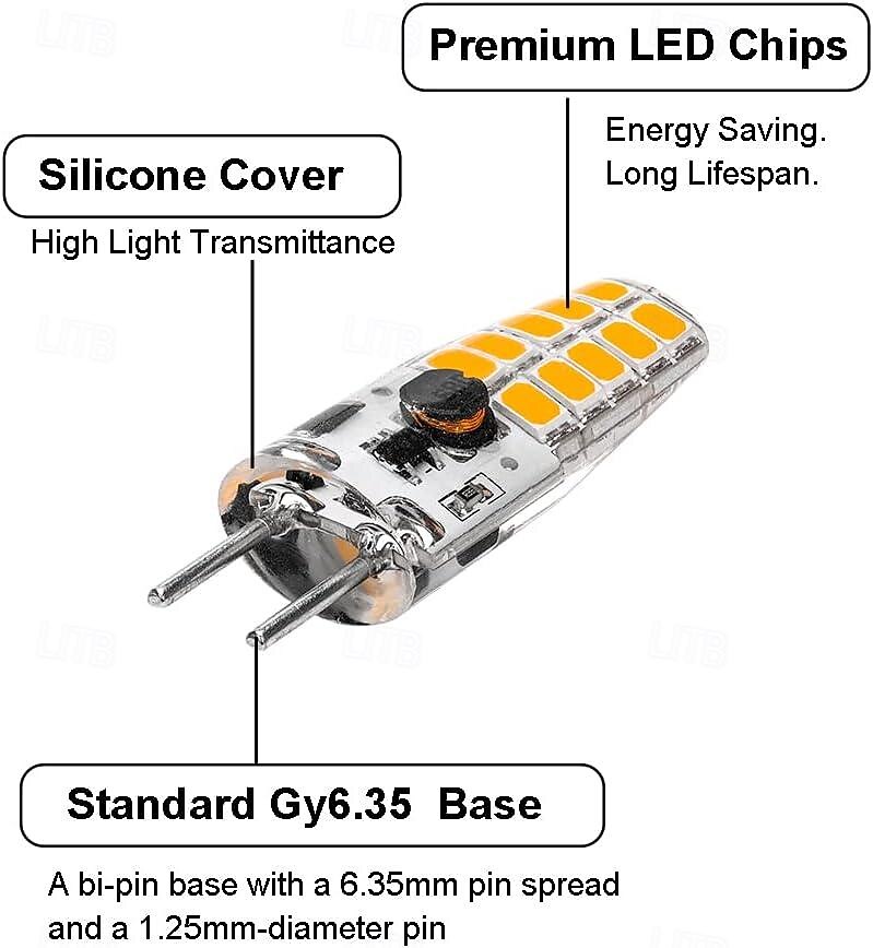 Gy6.35 led lamp ac/dc 12 v-24 v 3 w voor kast onder kast plafond tafel hanger kroonluchter accent verlichting 2026 - $23.99 –P2