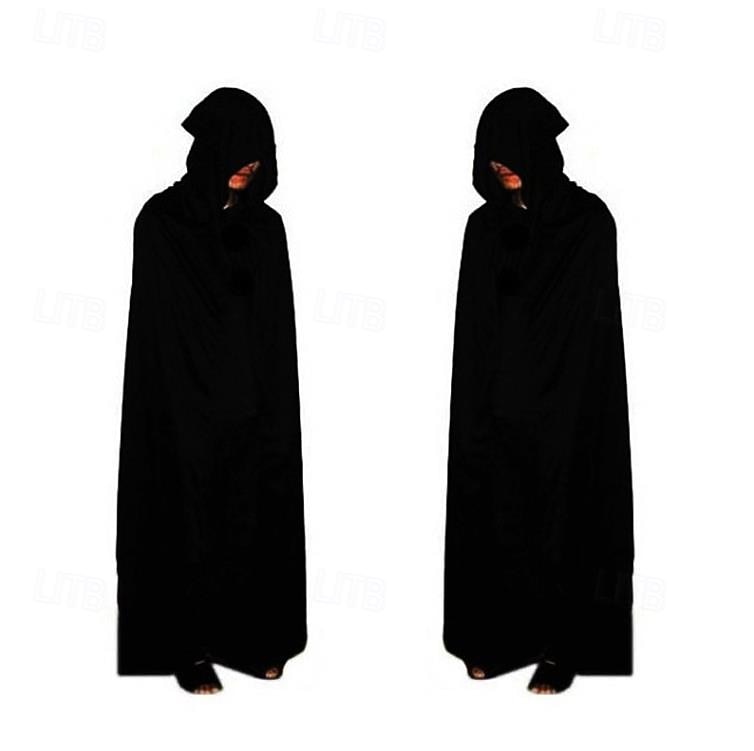 4db/szett halloween party felnőtt arató fekete köpeny koponya maszk kesztyű halloween jelmez kellék szett 2026 - $26.99 –P5