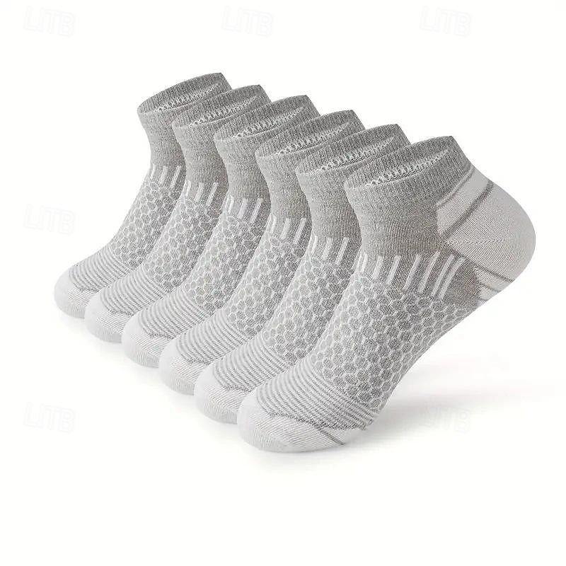 Herr 6 par Multipack Socka Löparstrumpor Vardagliga strumpor Svart Vit Färg Geometrisk Sport & Utomhus Dagligen Semester Grundläggande Medium Vår Höst Mode Ledigt 2025 - $8.99 –P8
