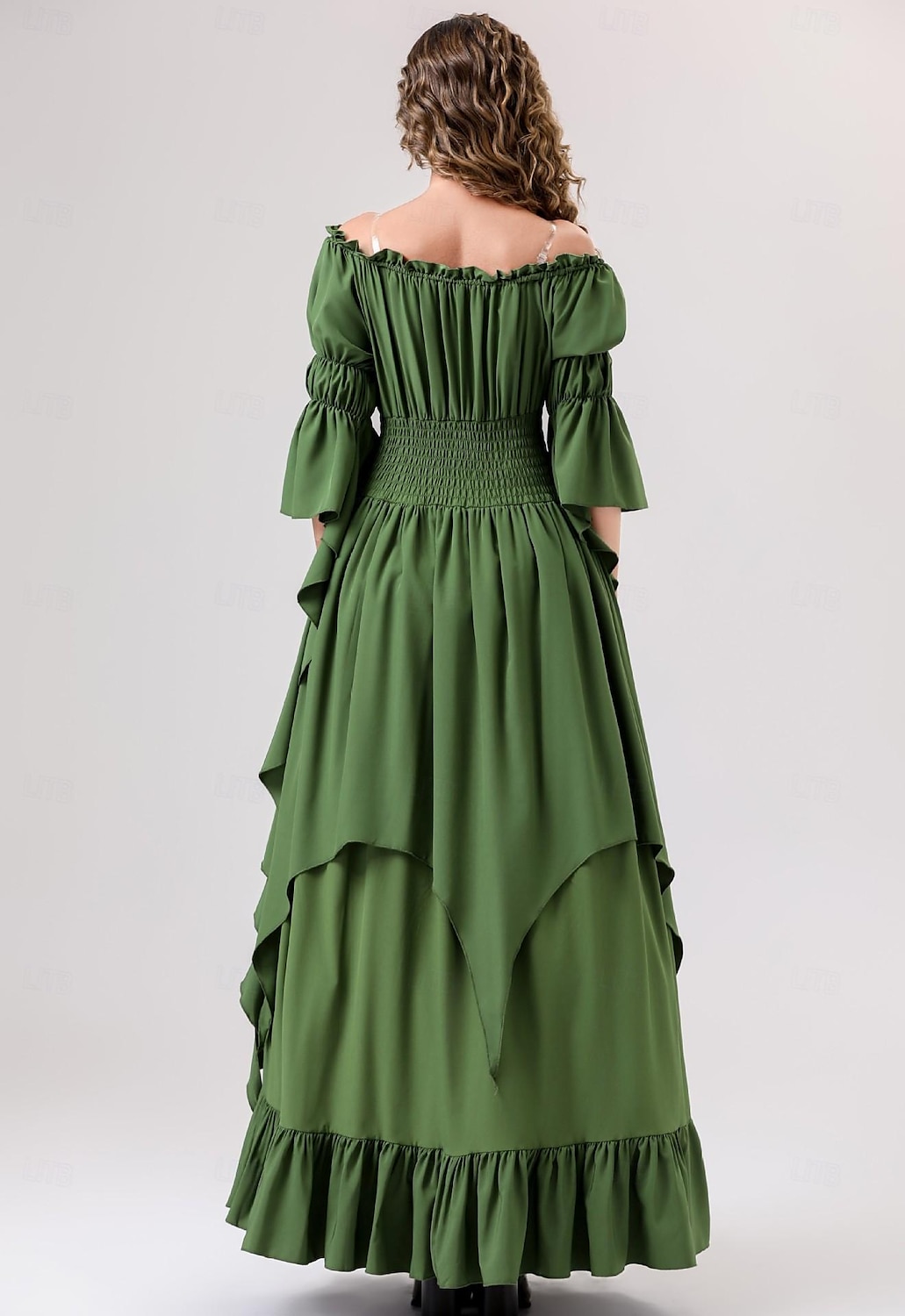 Retro Středověké Renesanční Šaty Šaty inspirované Regency Ren Faire Viking Elfí Dámské Keltské Fantazie Plesová maškaráda Večírek Dospělí Šaty 2025 - $43.99 –P14