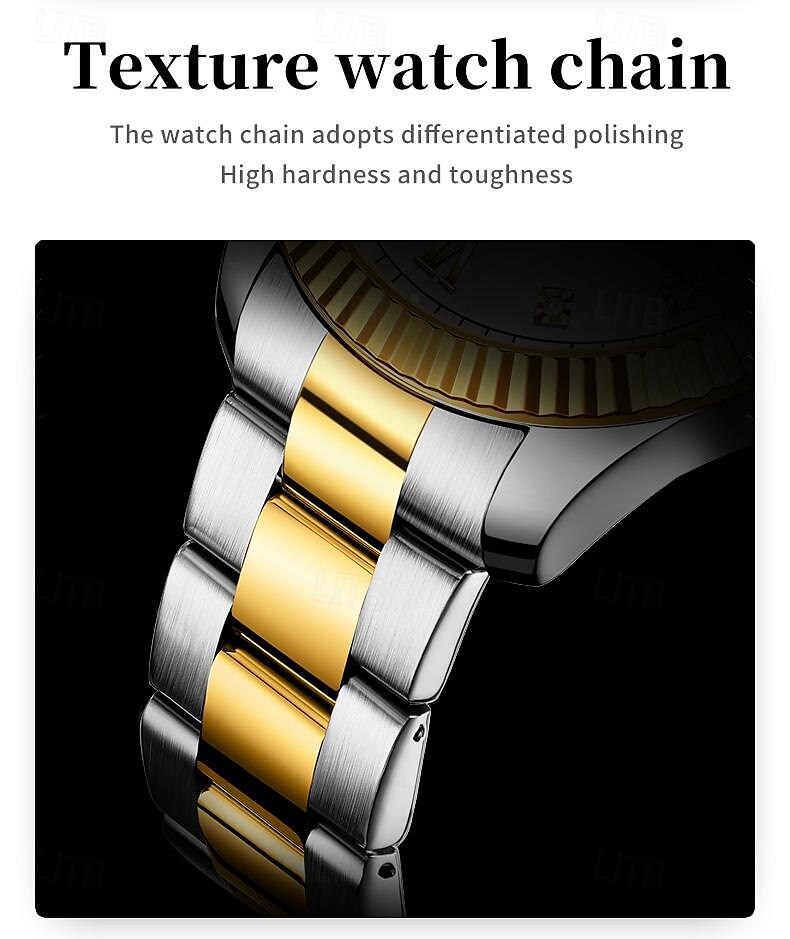 OLEVS Men Quartz Watch Fashion Business Wristwatch Luminous Calendar Waterproof Decoration Steel Watch 2025 - $27.99 –P13
