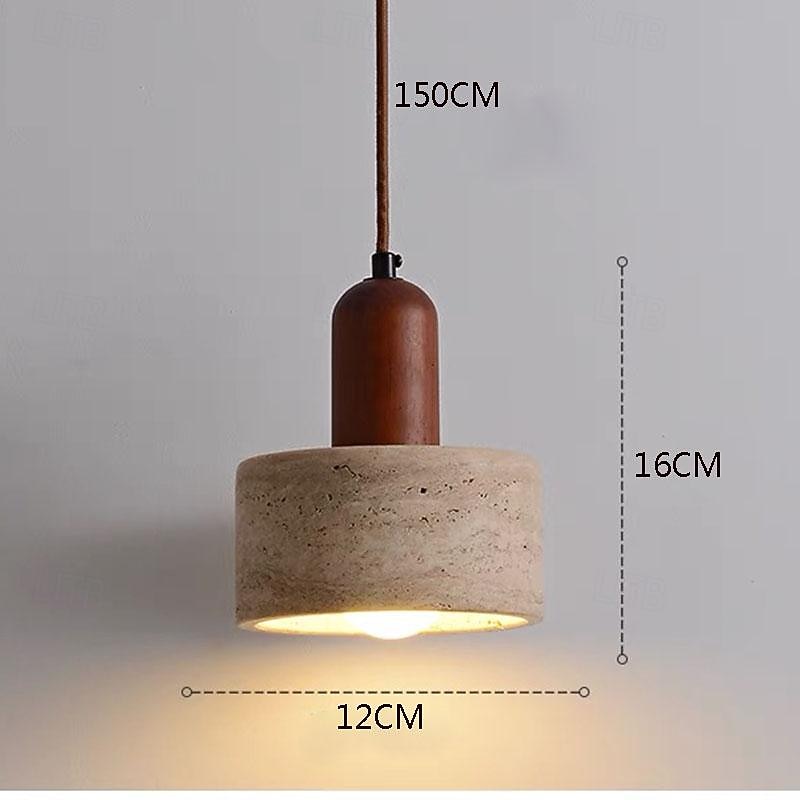 lampada a sospensione a led bianco caldo 12 cm 1 luce nordico in metallo e26/e27 plafoniera in stile giapponese stile wabi-sabi regolabile in altezza per isola cucina sala da pranzo camera da letto del 2025 a $84.99 –P2