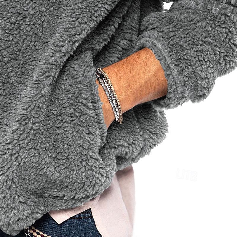 Pánské Zimní bunda Polar Fleecová bunda Bunda s kapucí Denní Dovolená Zahřívací Kapsy Podzim zima Bez vzoru Módní Šik ven Kapuce Standardní Černá Námořnická modř Khaki Tmavě šedá Saka 2025 - $36.99 –P15