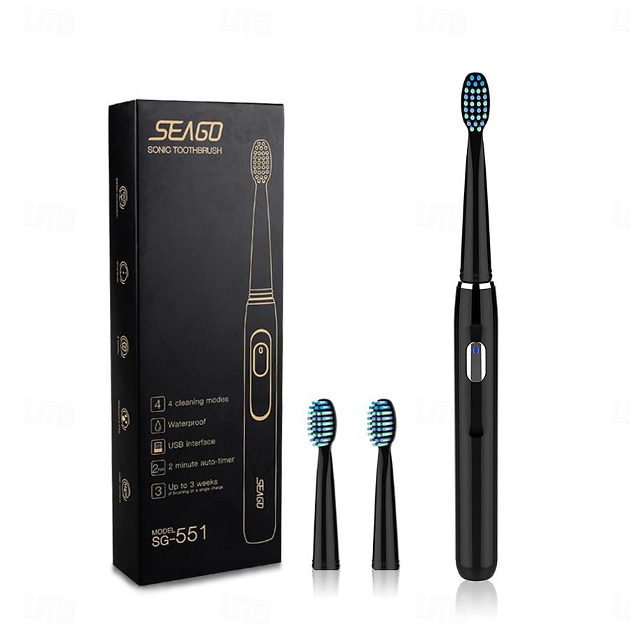 Electric Toothbrush Rechargeable Sonic Tool Electric Toothbrush Replacement Brush Heads Professional Sonic Toothrsuh 2025 - $71.99 –P2