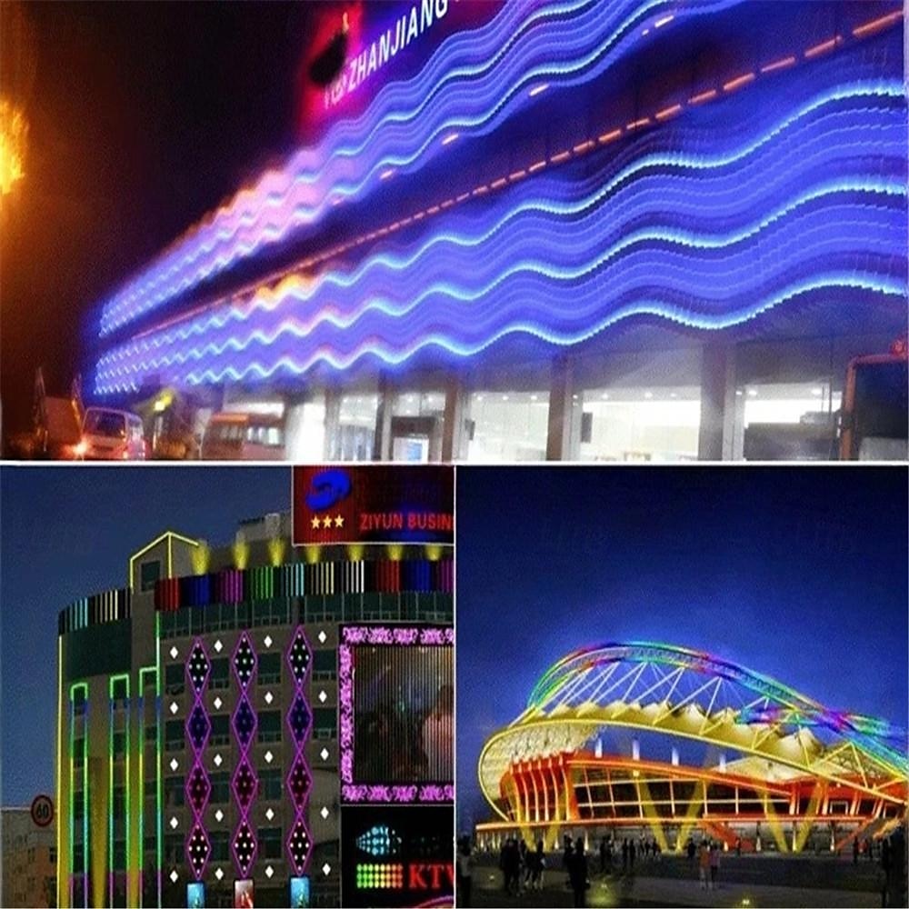 2025年 LED ストリップ ロープ ライト RGB 馬のランニング レース LED ストリップ ライト フレキシブル ピクセル 防水 フロー チェイス リボン テープ 屋外 EU プラグ ストリップ ライト AC220V  コレクション – GBP £44 –P7
