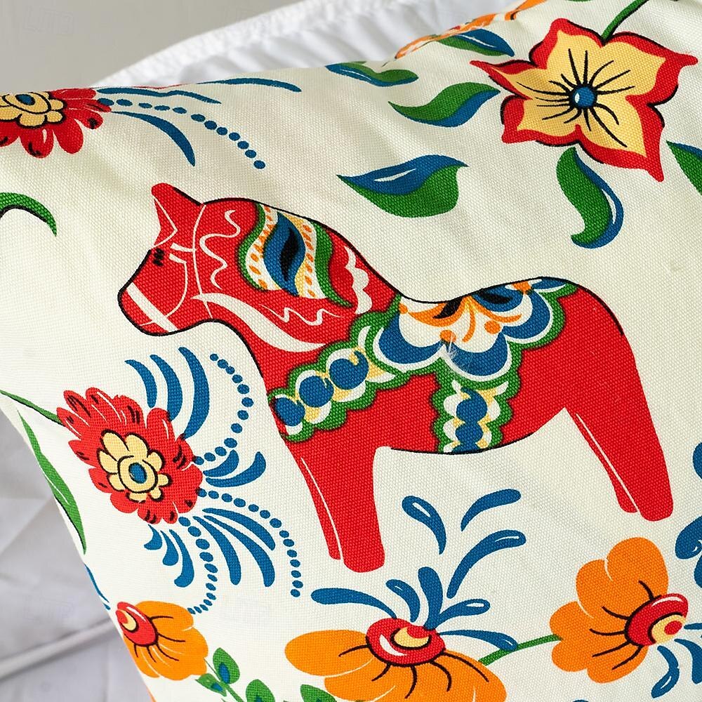 Cotton Decorative Toss Pillows Cover 1PC Soft Square Cushion Case Pillowcase for Bedroom Livingroom Sofa Couch Chair IKEA SERIES 2025 - $21.99 –P14