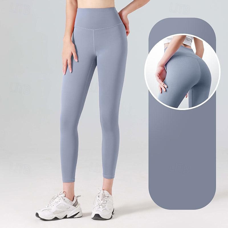 Per donna Pantaloni da yoga Leggings da yoga Fascia Elastica Vita Alta Yoga Allenamento in Palestra Pilates Collant Grigio scuro Nero Avorio Gli sport Abbigliamento sportivo Elasticizzato Taglia del 2025 a $12.99 –P11
