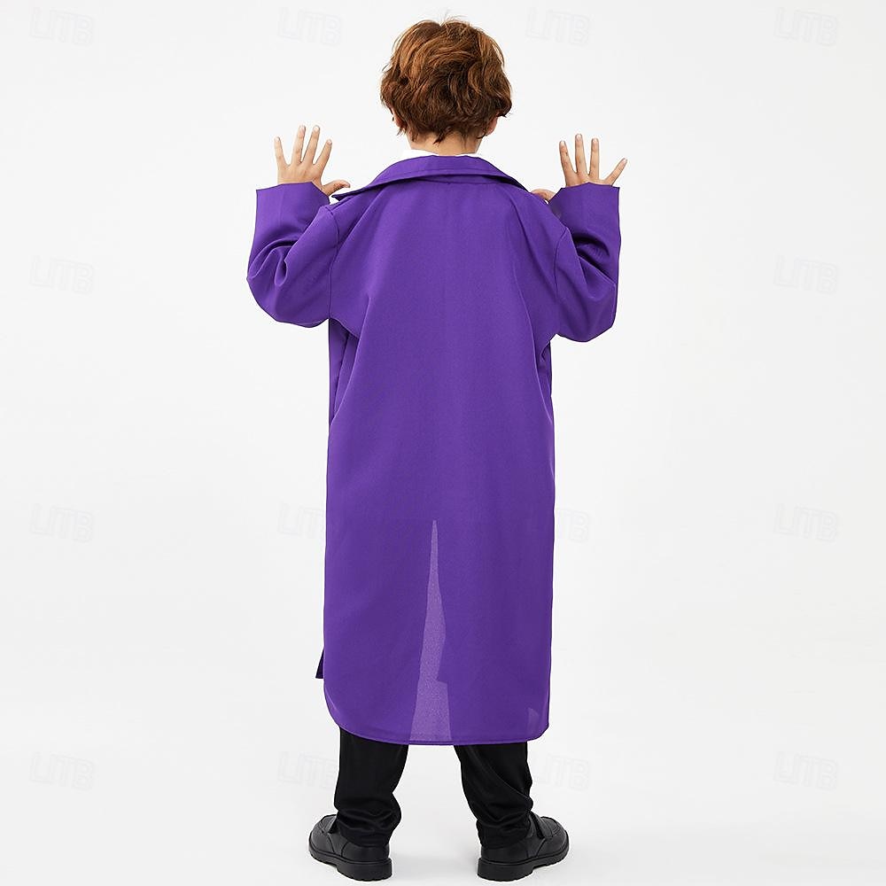 Žolík Klaun předvečer Všech svatých Kabát Kalhoty Kamizelka Joker: Folie à Deux cosplay Dětské Chlapecké Karneval Plesová maškaráda Večírek Jednoduché Halloweenské kostýmy Oblékněte se 2025 - $44.99 –P4