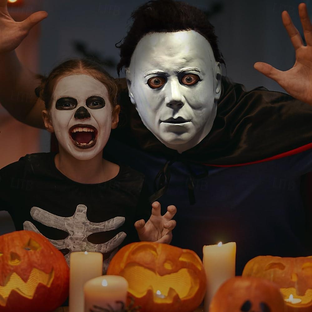 Szellem Zombi Michael Myers Maszk Halloween-kellékek Felnőttek Férfi Női Ijesztő jelmez Mindszentek napja Farsang Mardi Gras Könnyű farsangi jelmez 2025 - $21.99 –P5