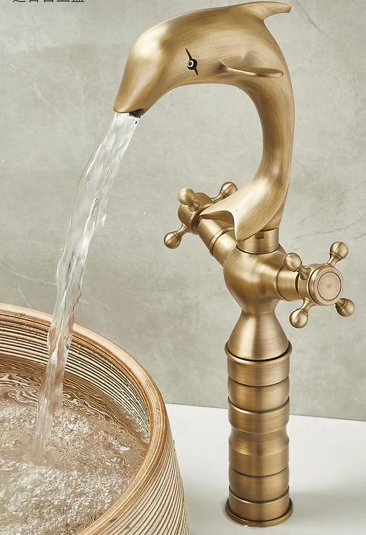 2026年 バスルームのシンクの蛇口 - 滝状吐水タイプ 電気メッキ センターセット シングルハンドルつの穴Bath Taps  コレクション – $223.49 –P4