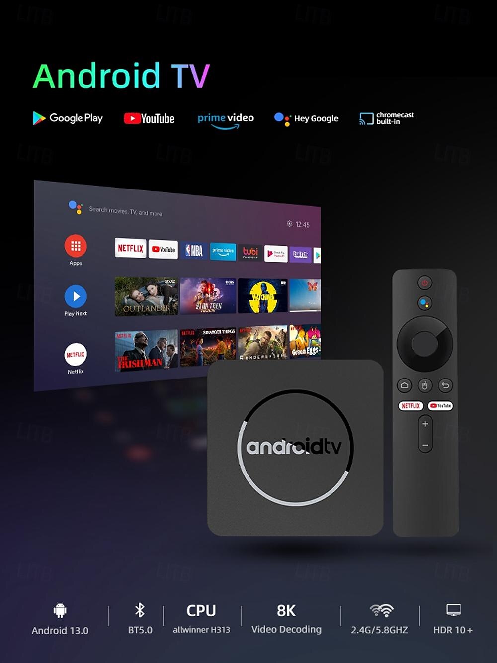 2025年 Android11以降 TVボックス 工場直販店 Android TV 8K 8K RK3318 2GB 16GB 8GB  コレクション – $44.99 –P1
