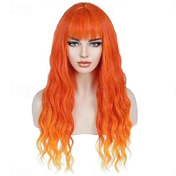 Parrucche Lunghe Aonde Arcobaleno per Donne Parrucca Halloween Cosplay Festa del 2025 a $18.99 –P5