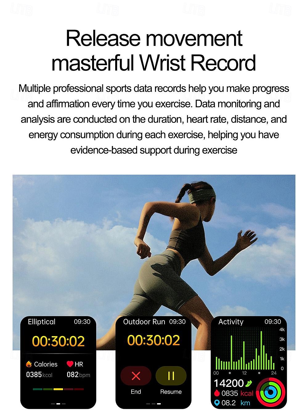 iMosi ET585 Slimme horloge 2.04 inch(es) Smart horloge Bluetooth ECG + PPG Temperatuurbewaking Stappenteller Compatibel met: Android iOS Dames Heren Handsfree bellen Waterbestendig Mediabediening IP68 2025 - $74.99 –P12
