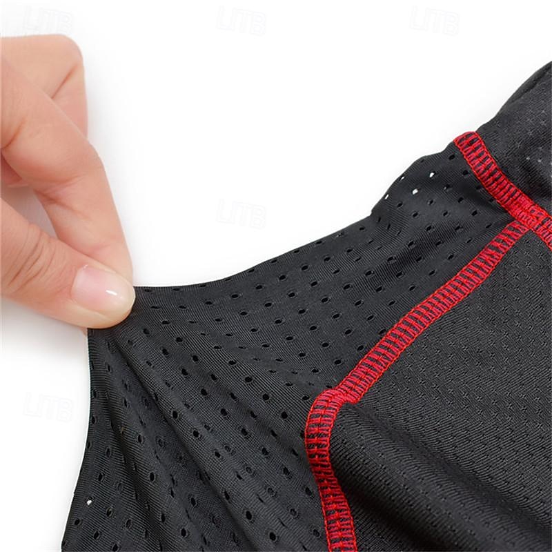 WOSAWE Voor heren Fietsbroek Gevoerde wielrenshorts Fietsen Short / Broekje Gewatteerde shorts Strak Sport Ademend Sneldrogend Hoge Elasticiteit Comfortabel Zwart Geel Kleding Wielrenkleding 2025 - $20.99 –P15