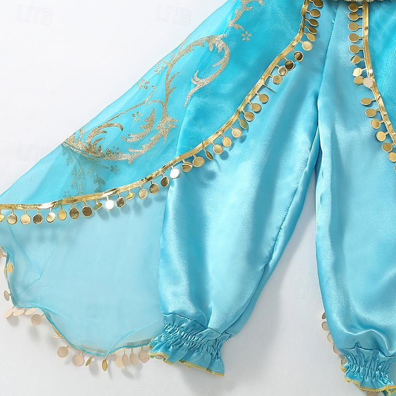 Aladdin Pohádka Princeznovské Jasmín Úbory Téma Party Kostým cosplay Filmové kostýmy for Dívčí Děti Karneval Večírek 2025 - $30.99 –P11