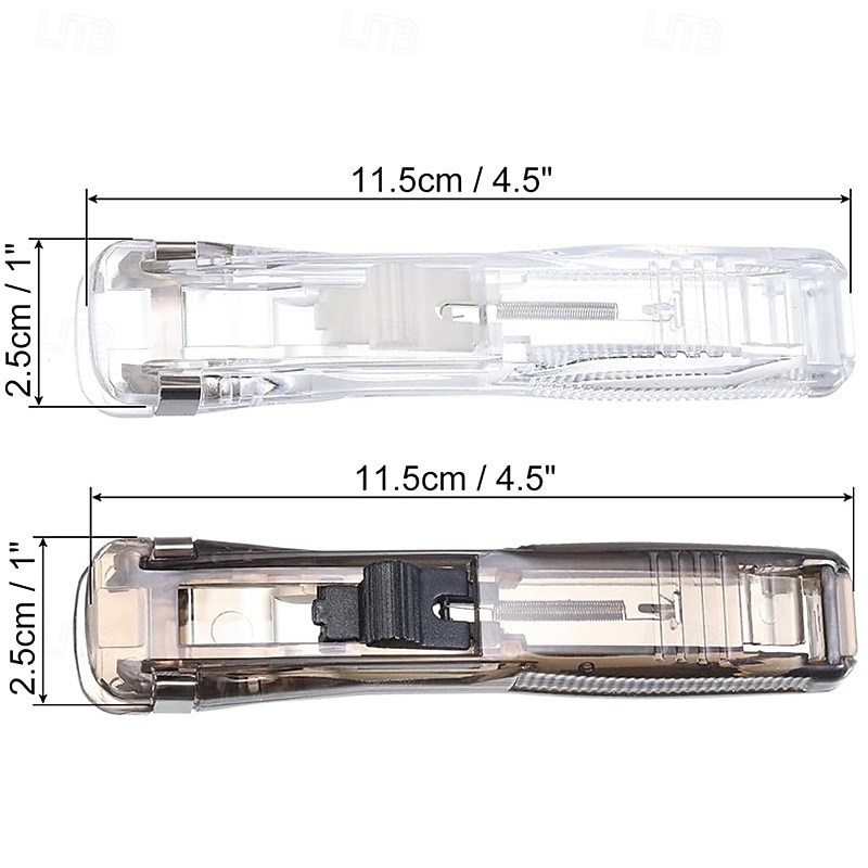 Paper Clam Clip Dispenser Handheld File Document Clipper with 50 Reuseable Stainless Steel Refill Clips for Home Office School 2025 - $18.99 –P3
