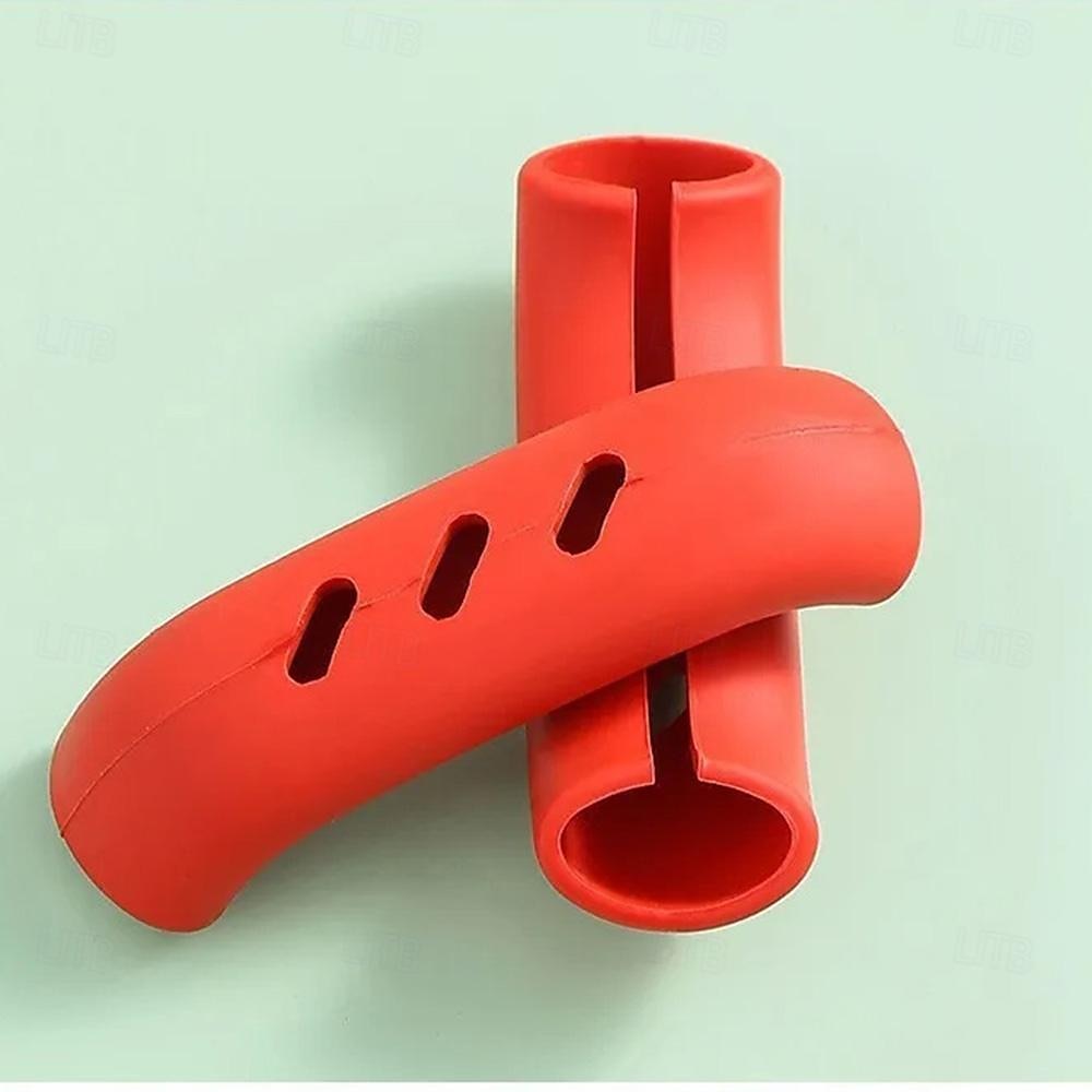 5 шт., силиконовая крышка ручки сковороды, теплоизоляционная ручка, держатель, рукав, кухонные гаджеты 2025 - $9.99 –P6