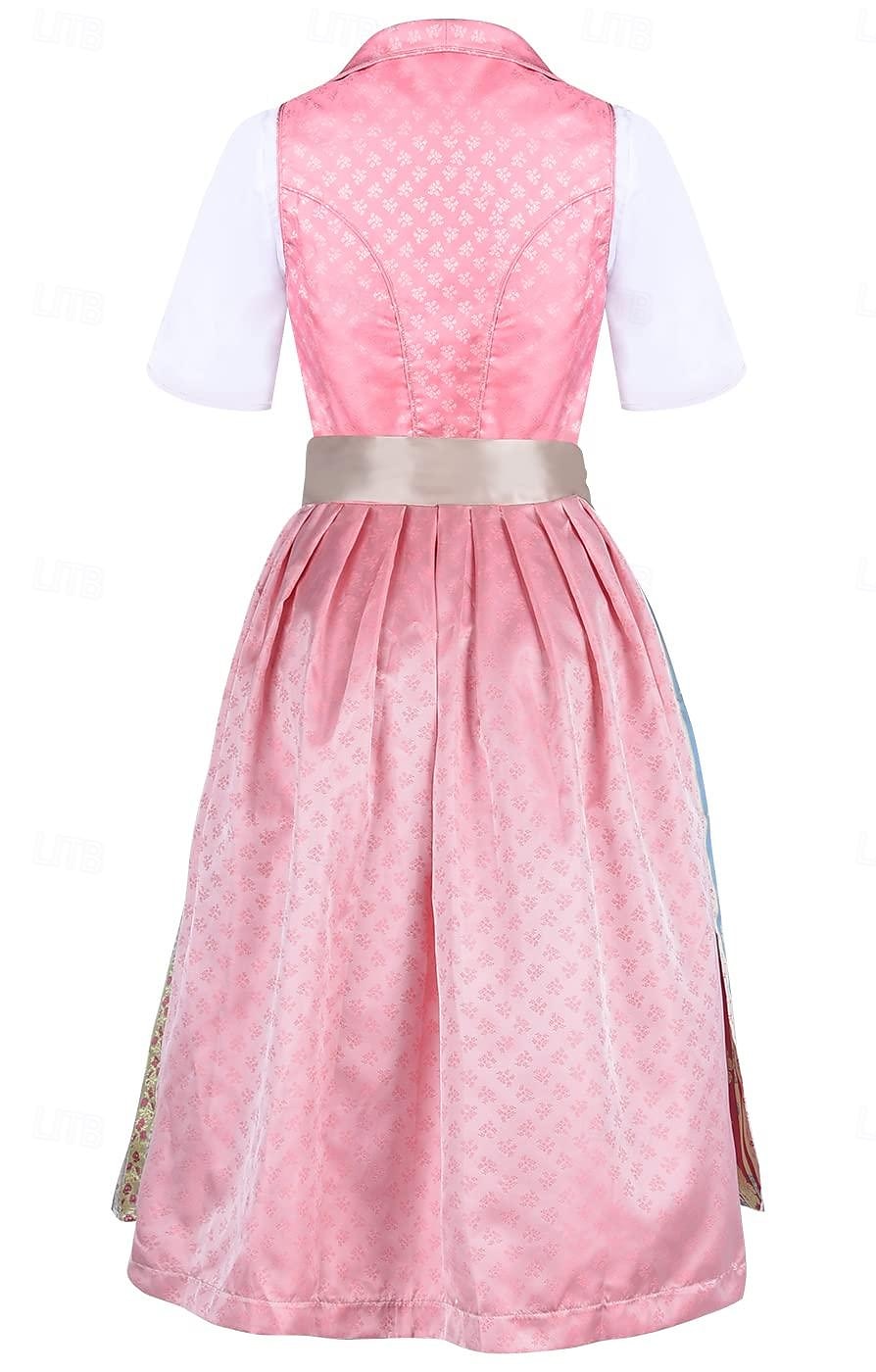 Oktoberfest Outfits Schort Dirndl hulp in de huishouding Duits München Weiden Dames Doek in traditionele stijl 2025 - $68.99 –P5