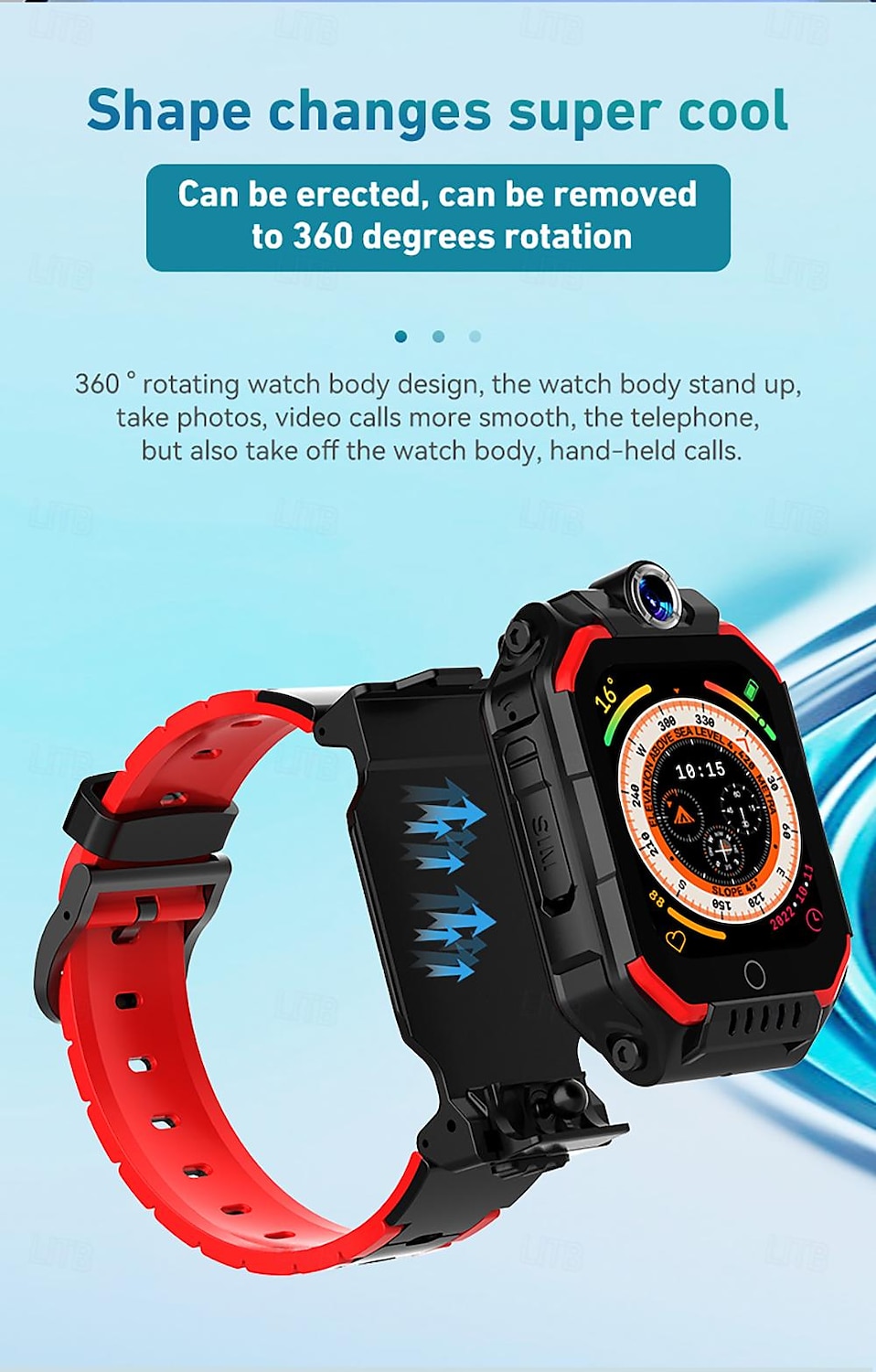 696 C86 Smart Watch 1.83 inch 4G LTE Cellular Smartwatch Phone Bluetooth Call Reminder Calendar Compatible with Android iOS Kid's Hands-Free Calls with Camera Message Reminder IP 67 42mm Watch Case 2025 - $47.99 –P4