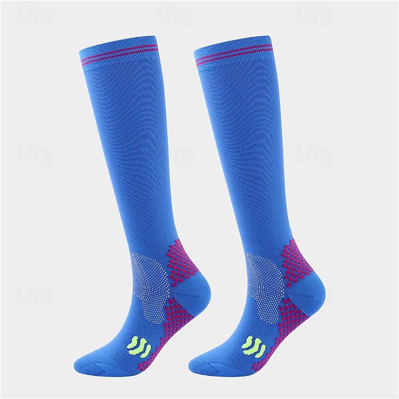 Calcetines de compresión Calcetines Deportivos Calcetines para correr 1 Par Bloque de Color Hombre Calcetines de tubo A prueba de resbalones Transpirable Reductor del Sudor Cómodo Entrenamiento de 2025 - $7.99 –P3