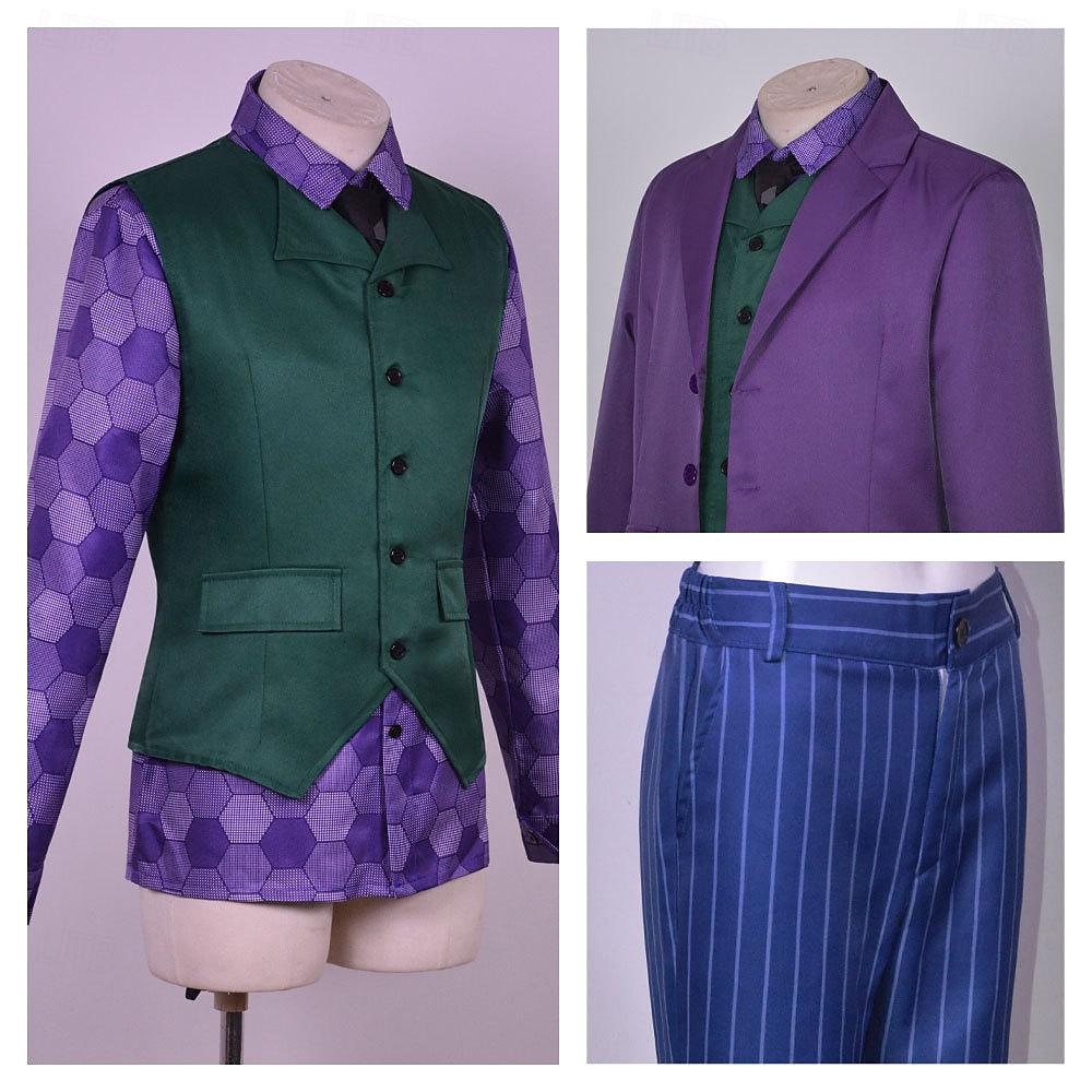 Joker Joker: Folie à Deux Joker 2 Joker Clovn Costum Cosplay Ținute Partidul costumelor Film Cosplay for Bărbați Adulți Carnaval 2025 - $83.99 –P10