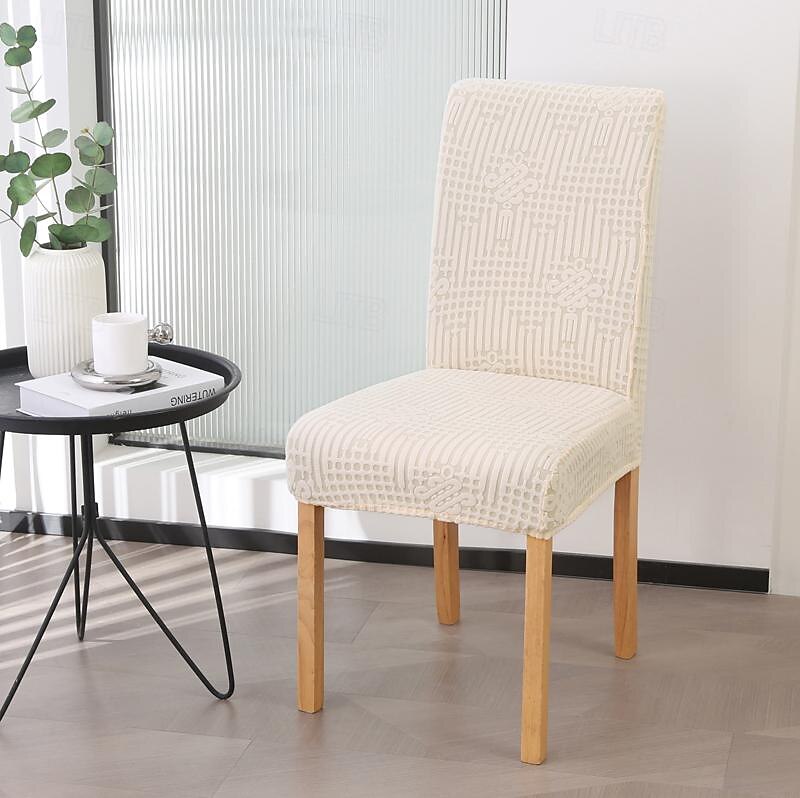 Funda para silla de comedor para cocina, funda para silla de tela polar, fundas elásticas para asiento 2025 - $21.99 –P5
