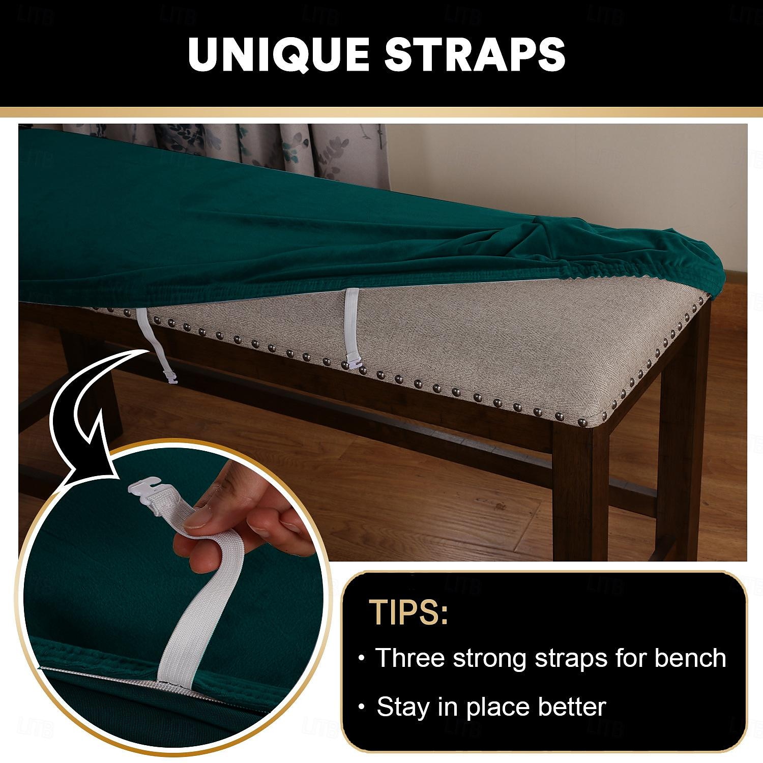 Fodera per panca ultra morbida all-inclusive in velluto elastico - fodera per panca in tessuto per la casa - elastica e resistente - perfetta per aggiungere comfort e stile alla tua panca - facile da installare e pulire del 2025 a $27.99 –P4