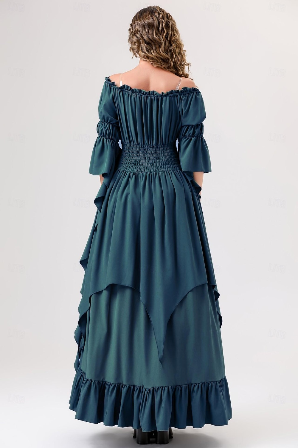 Retro Středověké Renesanční Šaty Šaty inspirované Regency Ren Faire Viking Elfí Dámské Keltské Fantazie Plesová maškaráda Večírek Dospělí Šaty 2025 - $43.99 –P18