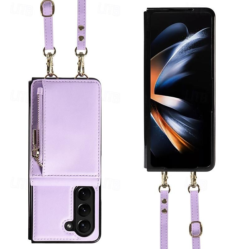 телефон Кейс для Назначение SSamsung Galaxy Z-сгиб 6 Z Fold 5 Кошелек для карт со стендом Магнитный Молния Ретро ТПУ Кожа PU 2025 - $24.99 –P3