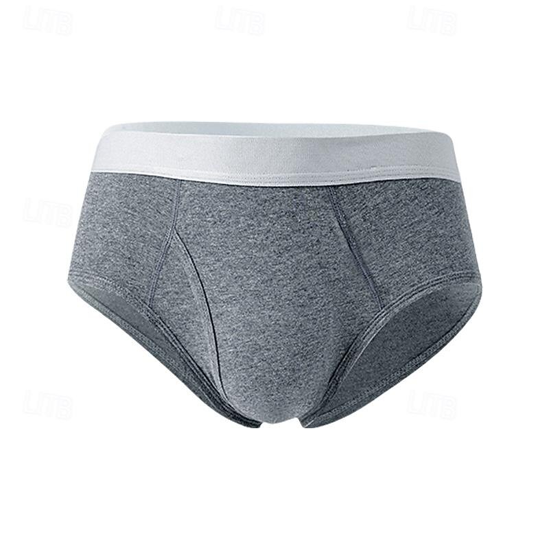 Herren 3 Pack Unterwäsche Boxer Boxer-Shorts Patchwork Hauptstadt Atmungsaktiv Weich Komfortabel Farbblock Mittlere Hüfthöhe Schwarz+Weiß+Grau Schwarz 2025 - $17.99 –P8