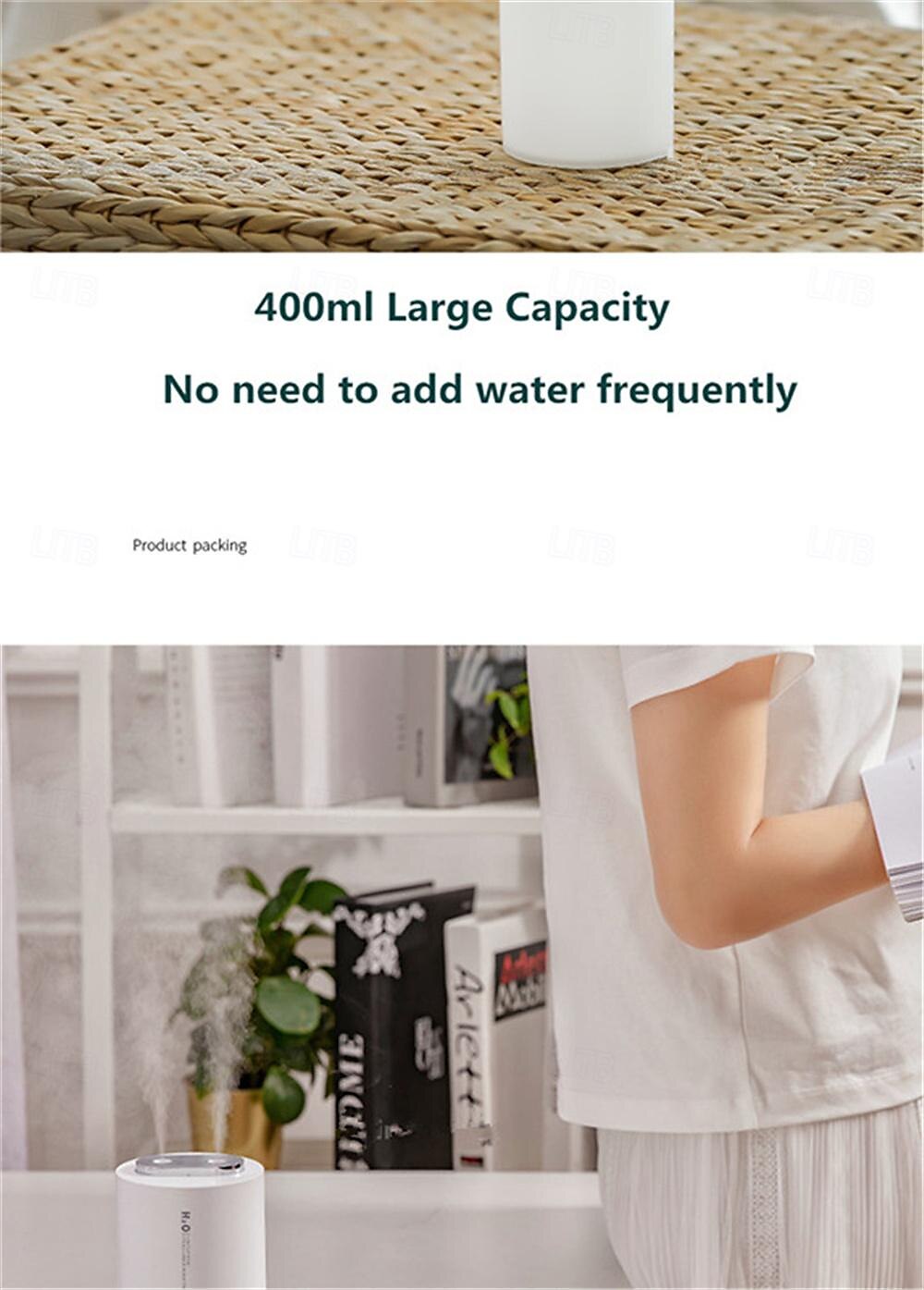 2025年 ワイヤレス空気加湿器 アロマディフューザー USB充電式 ダブルノズル エッセンシャルオイルディフューザー ミストメーカー 加湿器  コレクション – $30.99 –P2