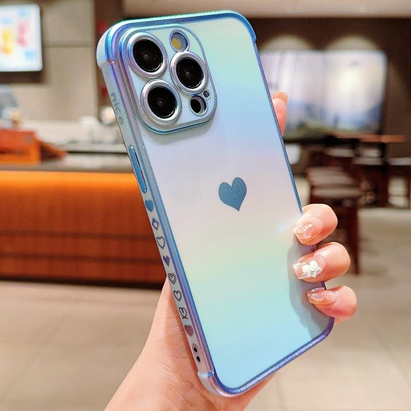 телефон Кейс для Назначение айфон 16 Айфон 15 Про Макс Плюс iPhone 14 13 12 11 Pro Max Plus Кейс на заднюю панель Блеск Блеск Блестящий Защита от удара ТПУ Покрытие 2025 - $15.99 –P2
