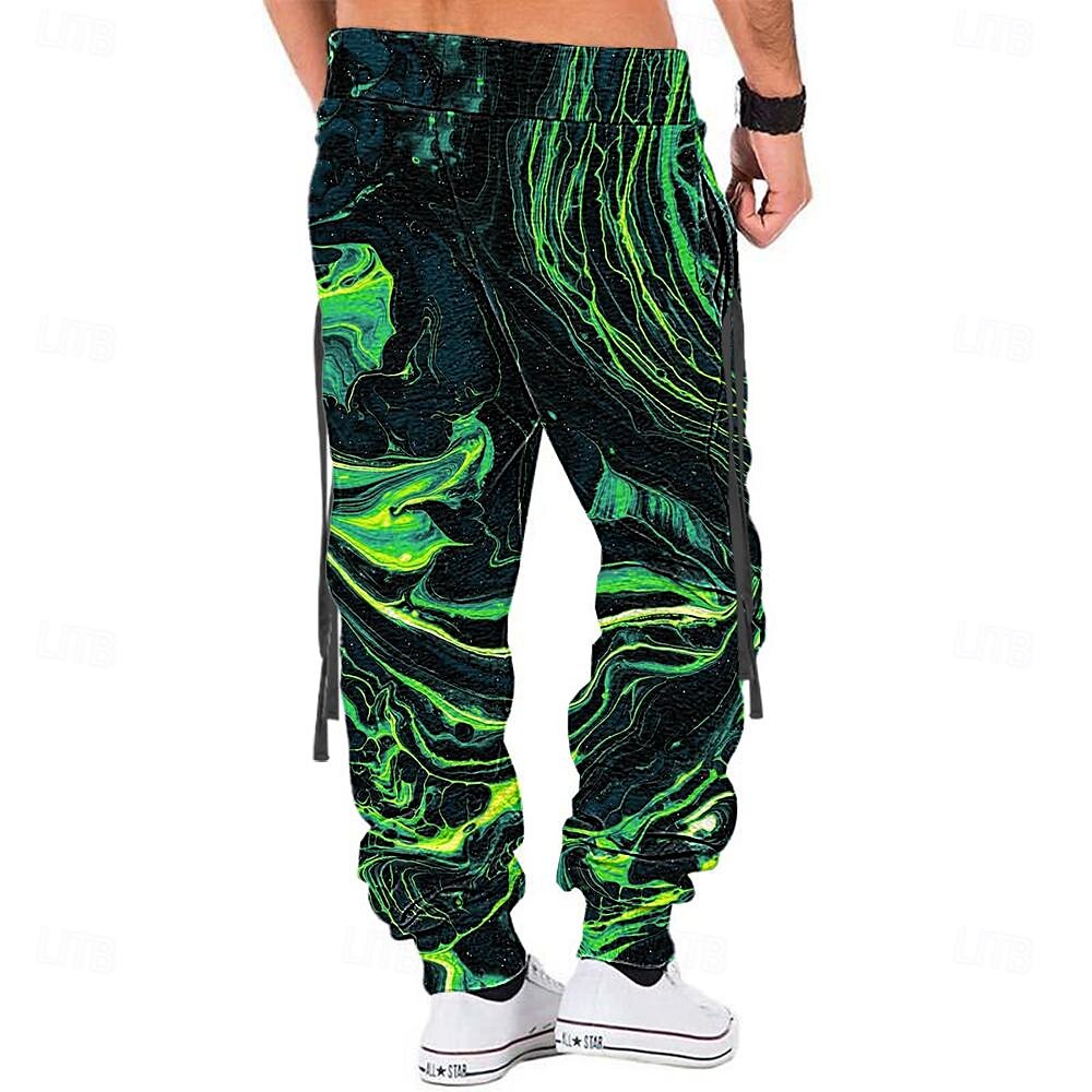 Per uomo Pop art Pantaloni della tuta Jogging Vita normale Informale Esterno Stampa 3D Autunno inverno Nero del 2025 a $25.99 –P2