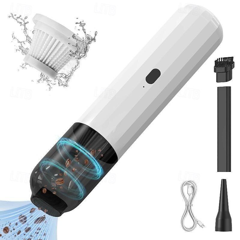 Car Vacuum Portable Handheld Vacuum Cleaner 4-in-1 Compact Vacuum for Car Cleaning Electric Mini Vacuum with 3 Nozzles 2025 - $39.99 –P6