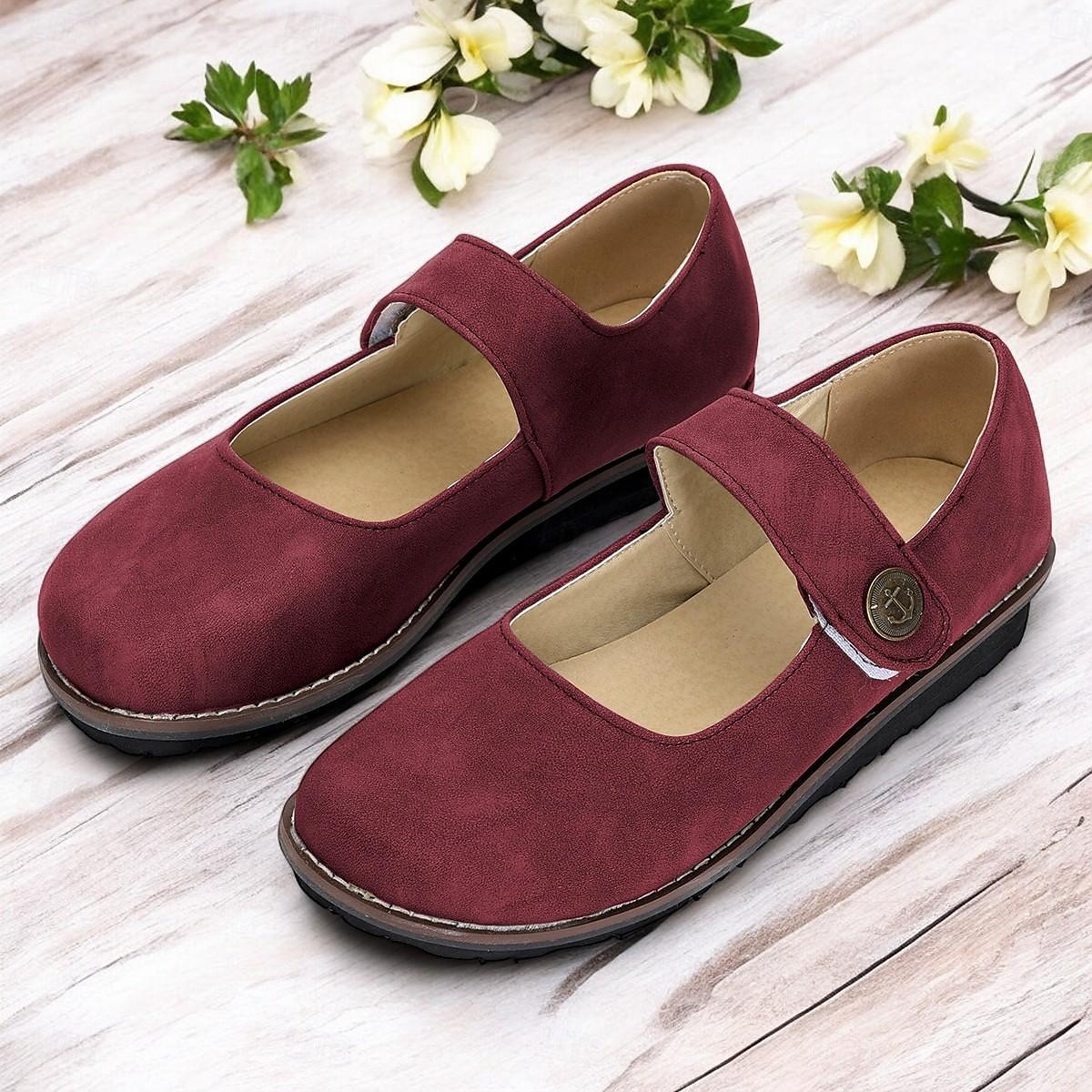 zelené dámské vintage mary jane flats - pohodlné a univerzální boty pro volný čas pro každodenní nošení a procházky 2025 - $54.99 –P3