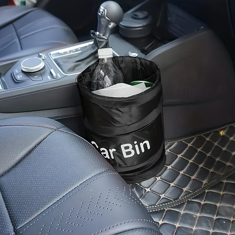pattumiera portatile per auto: organizer pieghevole per seggiolino auto, contenitore per la pasta, secchio a spirale, contenitore per rifiuti compatto e conveniente per veicoli del 2025 a $9.49 –P8