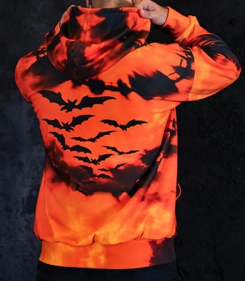 Zucca Teschio dello scheletro Felpa con cappuccio Per Per uomo Unisex Per adulto Halloween Carnevale Stampa 3D Feste del 2025 a $21.99 –P7